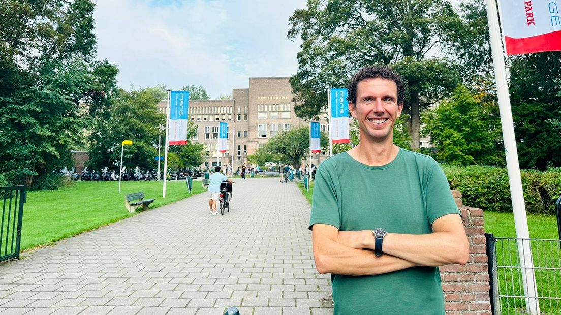 Joost van Soest voor het Maris College