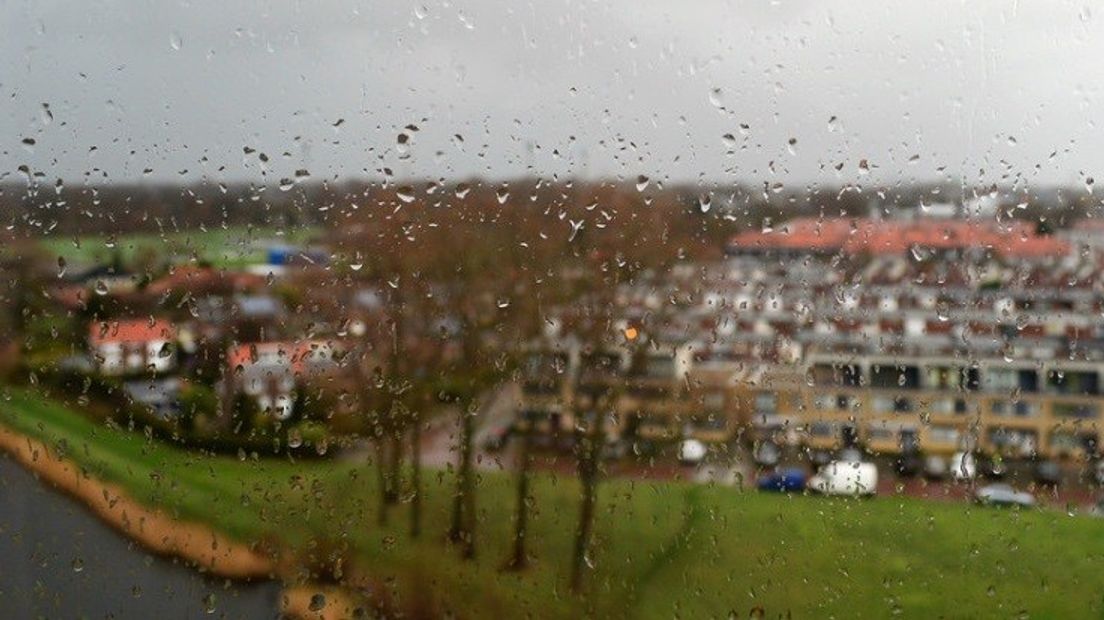 Flink wat regen in Vlissingen