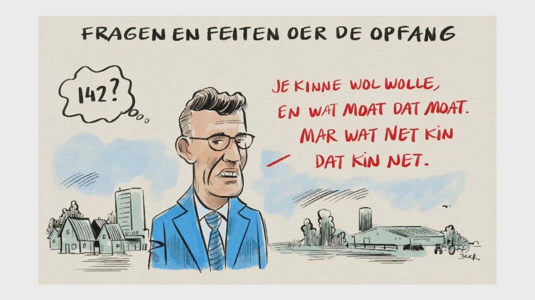 De cartoon fan Gerco van Beek oer André van de Nadort