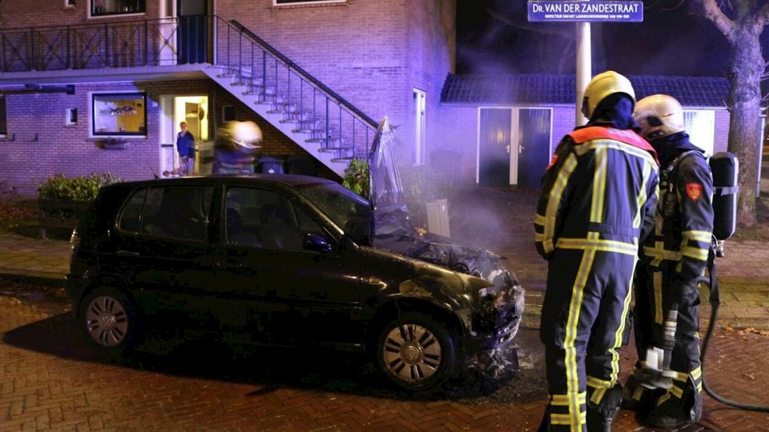 Auto total loss bij brand