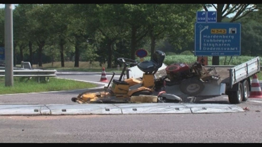 Ongeval N34 in Hardenberg