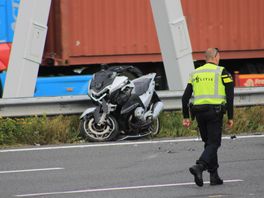 Het is weer raak: verkeersinfarct rond Rotterdam na ongeluk met motor op A15