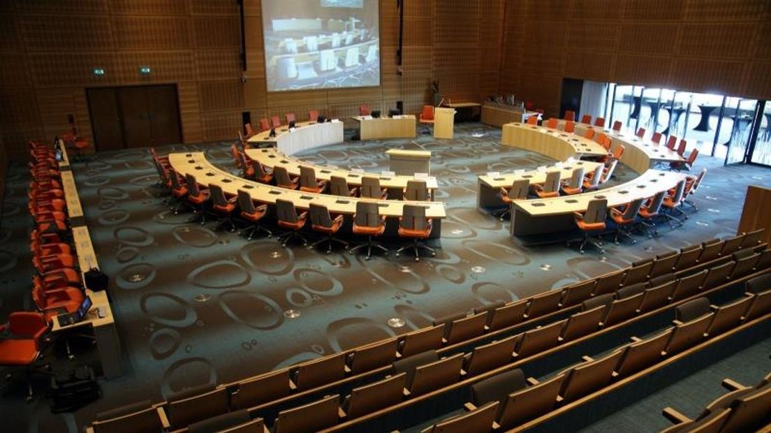 De Statenzaal in het Provinciehuis.