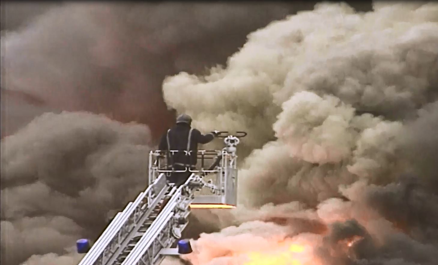 Brand bij CMI in 1996