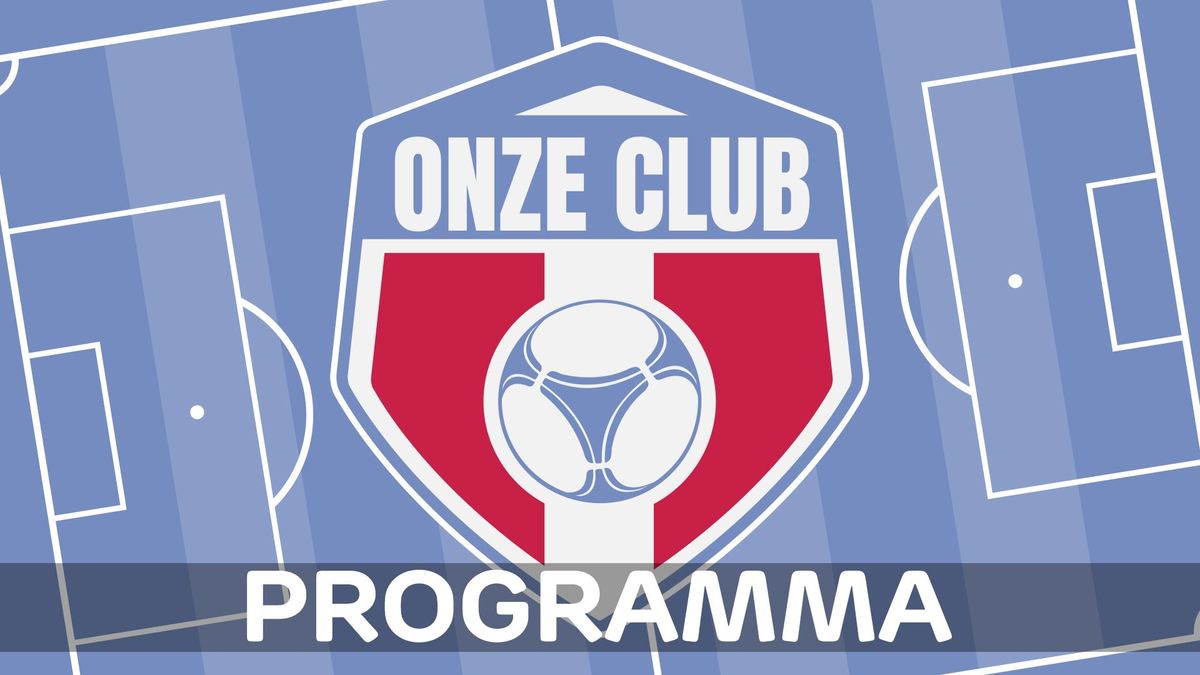 Programma zondagvoetbal