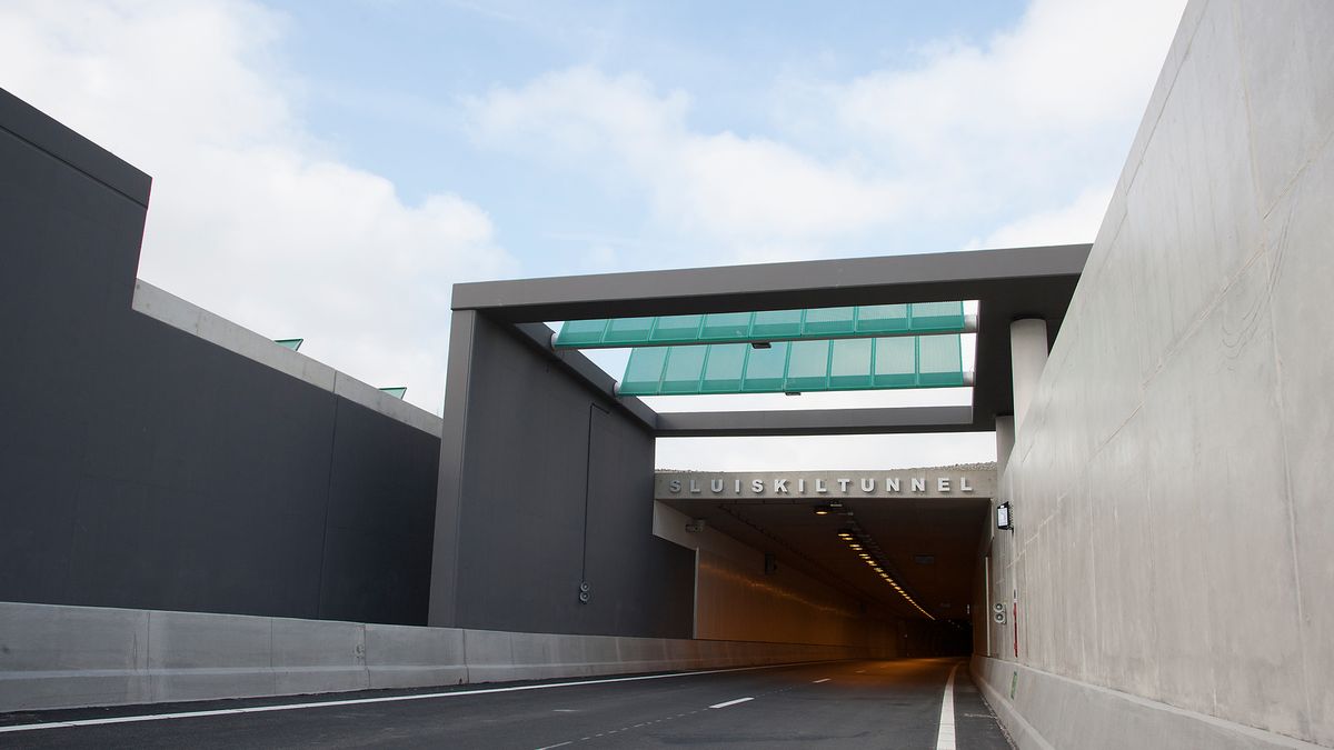 Sluiskiltunnel was dicht tot 04.00 uur voor onderhoud