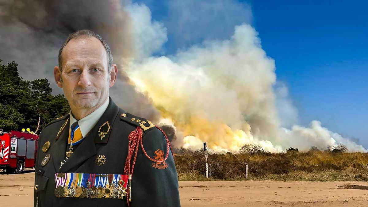 Oefengranaat zet heide in brand: ‘Een beetje dom is het wel’ - Omroep