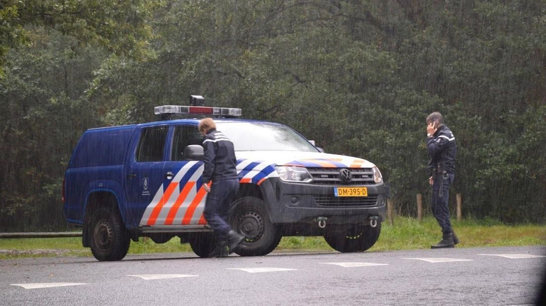 Wegafsluiting in verband met bom