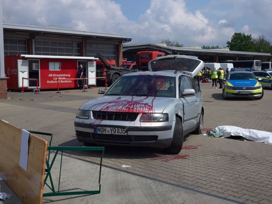 Grote rampenoefening in Nordhorn: "Meerdere doden bij terroristische aanslag"