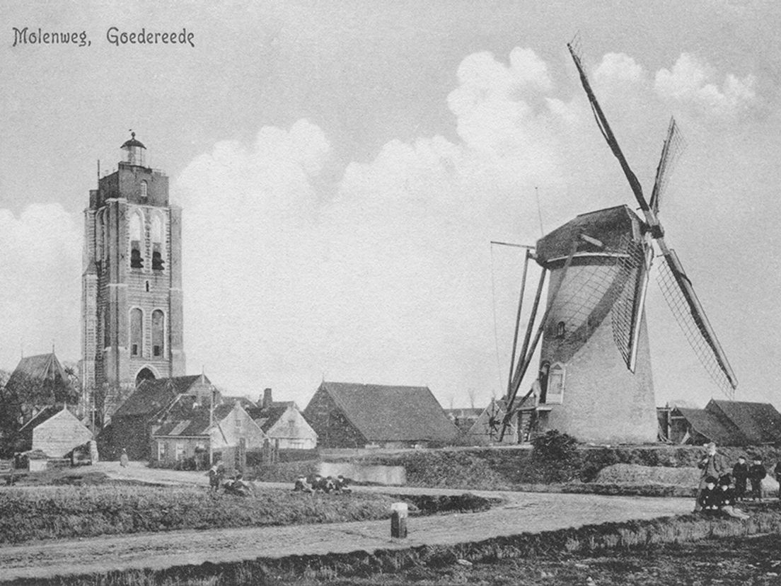 Goedereede omstreeks 1910  (Bron:Torenmuseum)