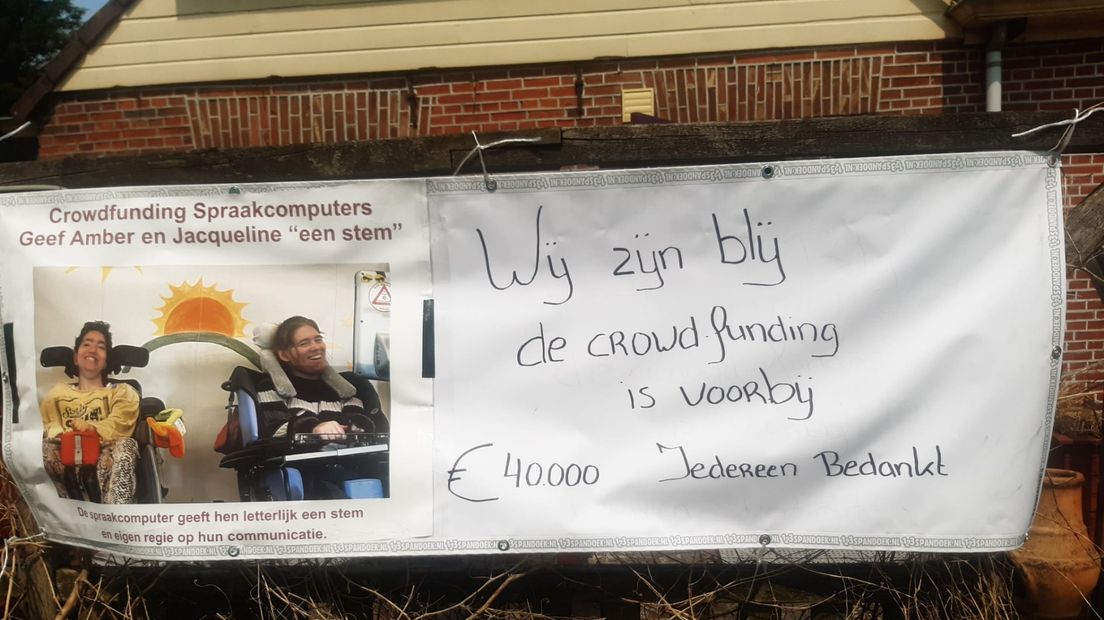 Het geld voor de spraakcomputers is binnen