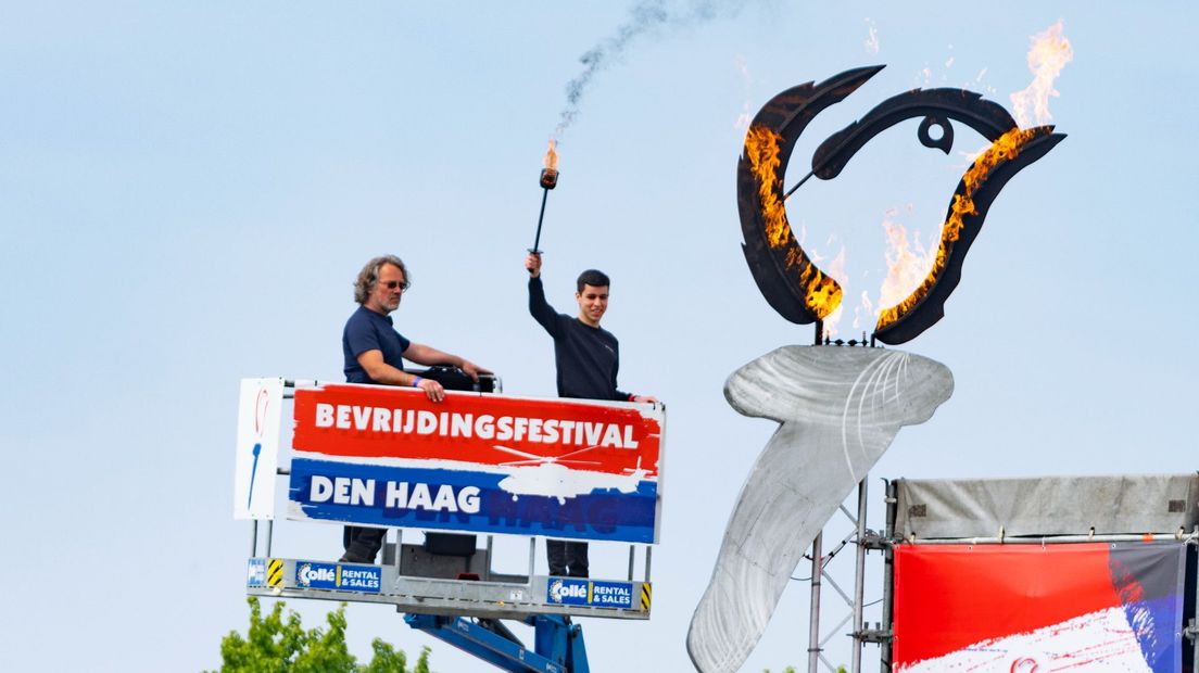 Bevrijdingsvuur ontstoken