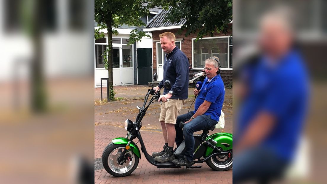 Op de e-Scooter skeure troch De Rottefalle