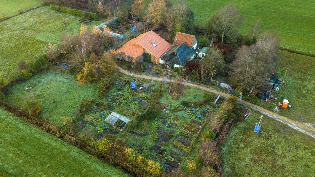 In deze boerderij in Ruinerwold woonde het gezin van Gerrit Jan van D.