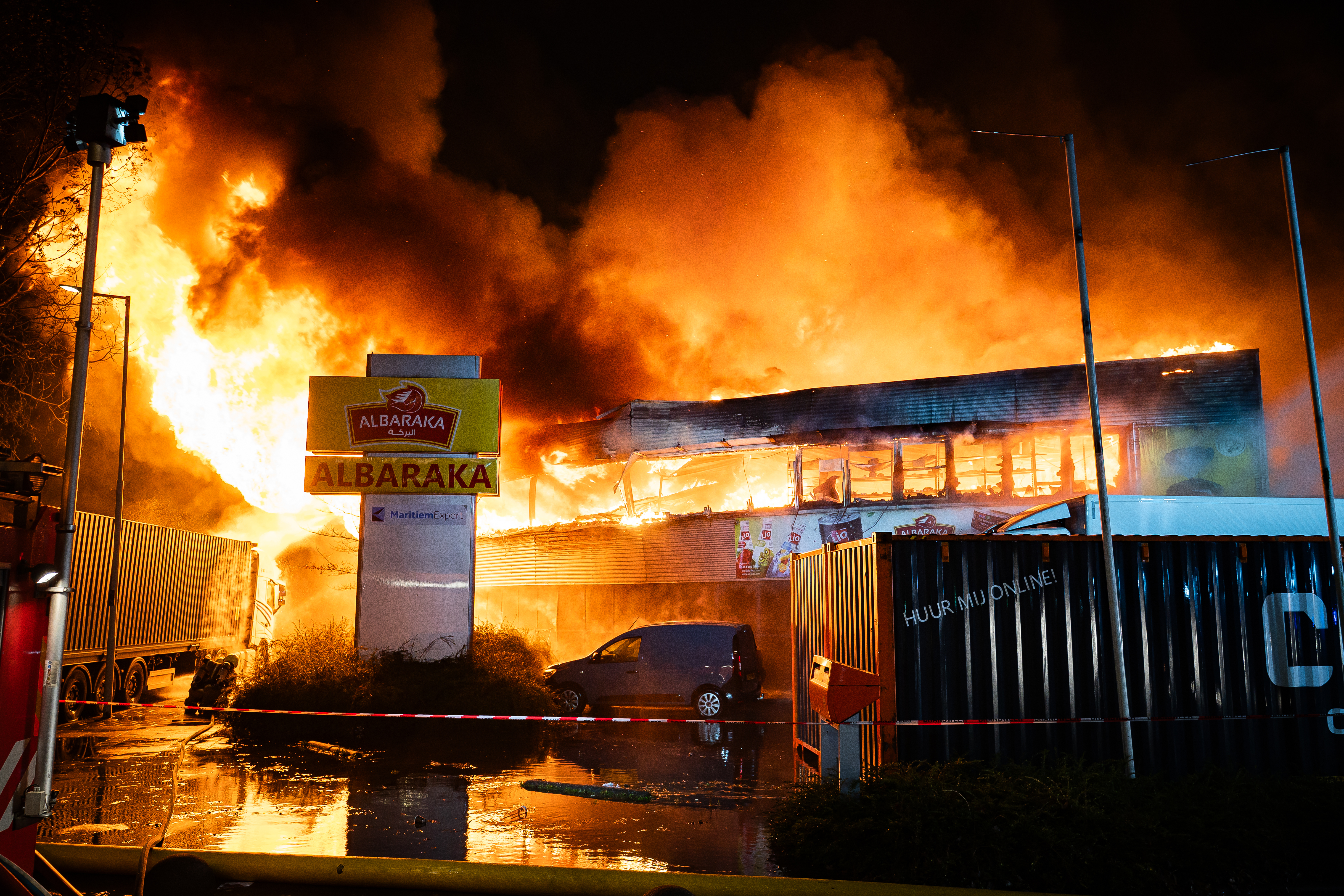 Brand aan de Sydneystraat.