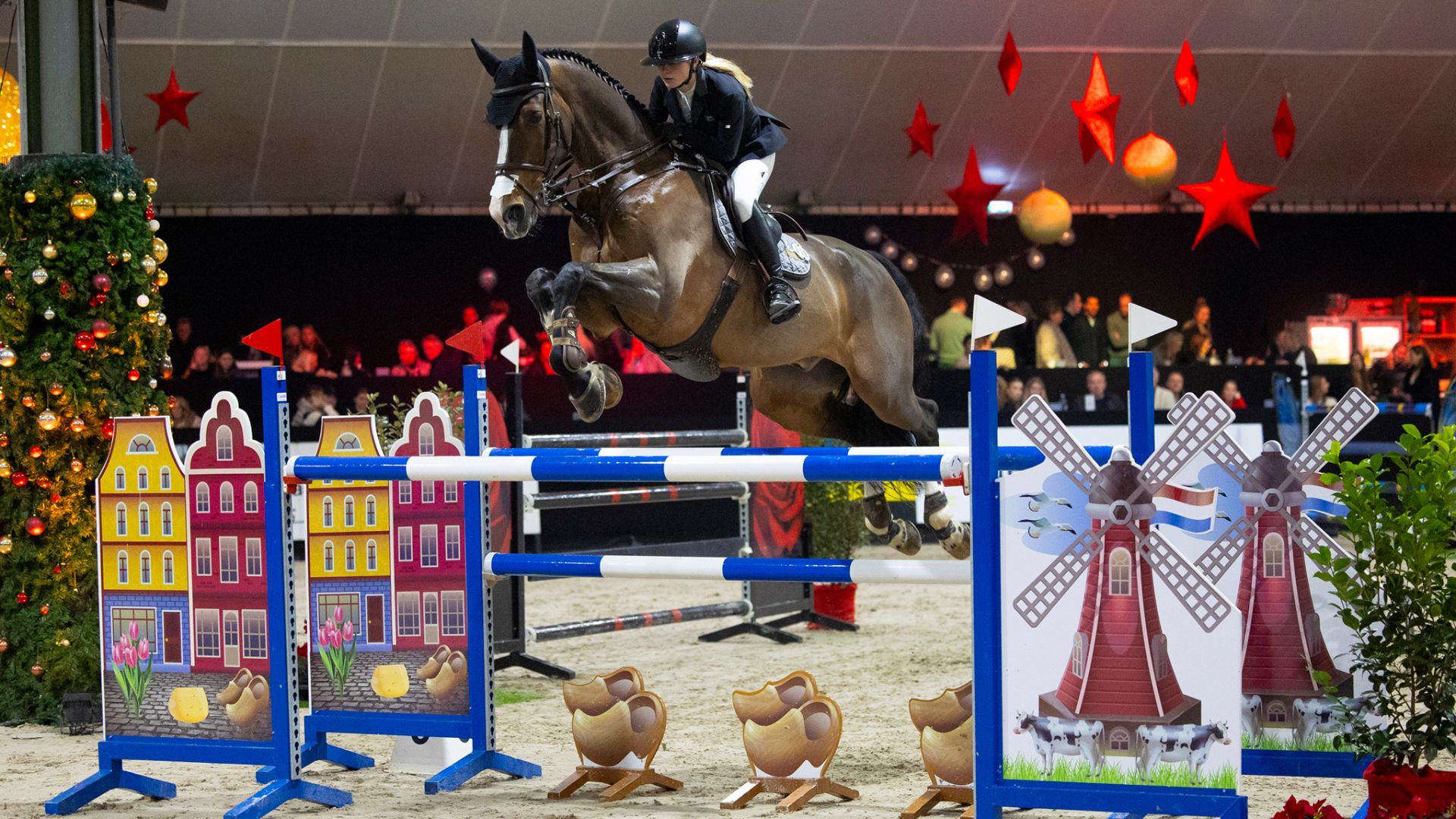 Tani Joosten in actie tijdens Jumping de Achterhoek.
