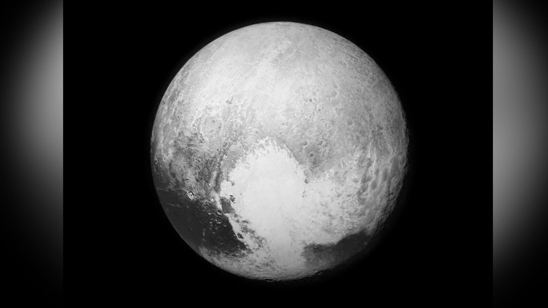 Woensdag volgen de close-ups, eerder werd Pluto al van verder weg gekiekt.