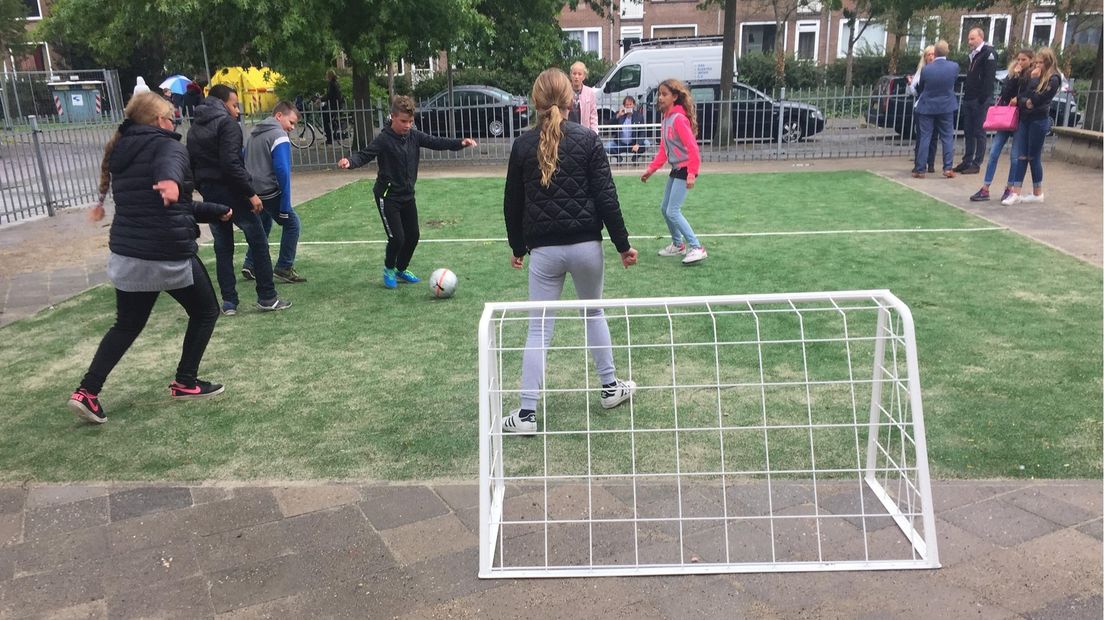 Van de 'goaltjes' werd onmiddellijk gebruik gemaakt