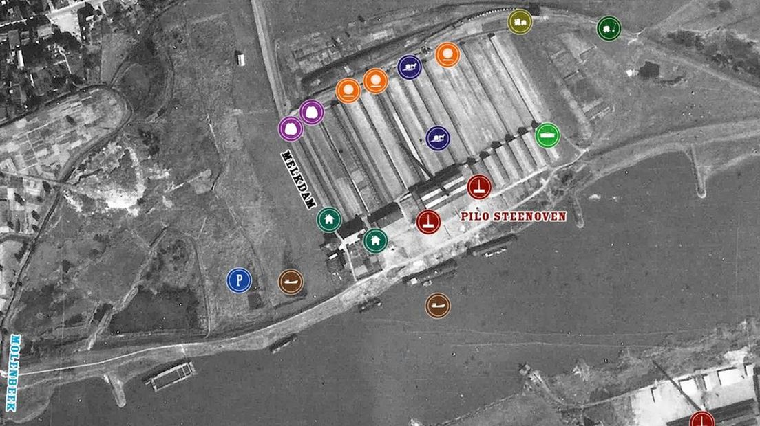 Luchtfoto van de Britse RAF in 1944