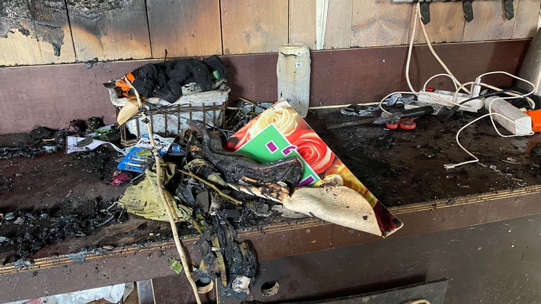 Brand bloemenzaak Kames