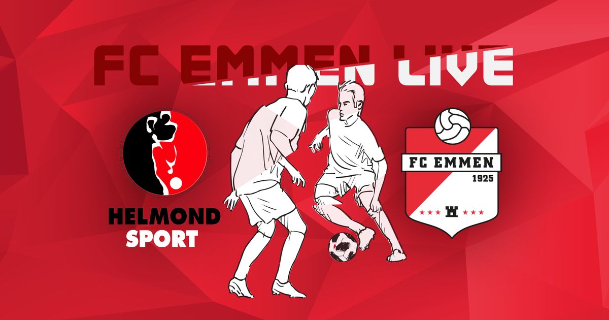 FC Emmen verdedigt voorsprong tegen Helmond Sport met alles wat het heeft in de slotfase