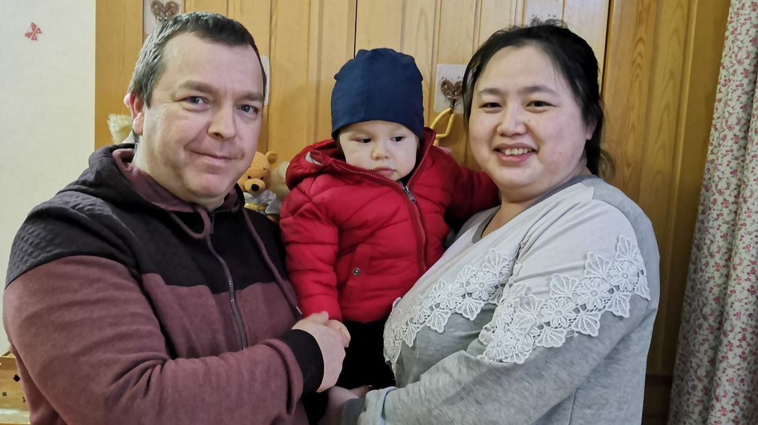 Henry Blok en gezin in Wuhan