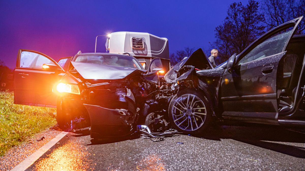 File op A7 tussen Drachten en Frieschepalen na ongeluk