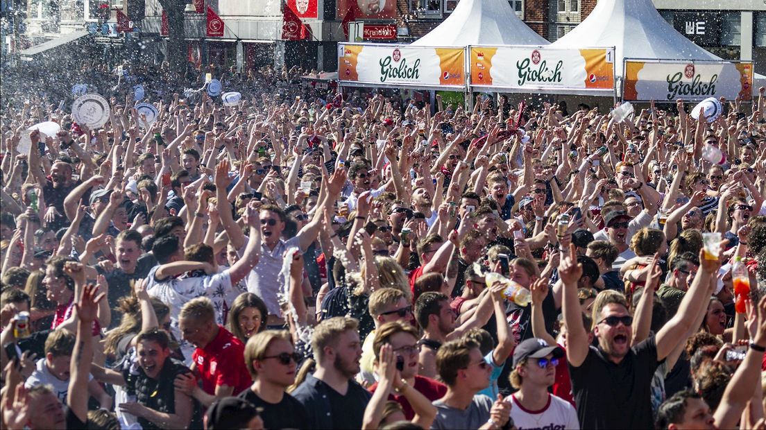 Politie tevreden over kampioensfeest FC Twente
