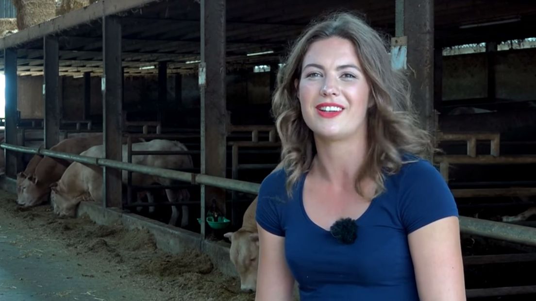 Boerin Annemiek doet mee aan Boer zoekt Vrouw (Rechten: RTV Drenthe)