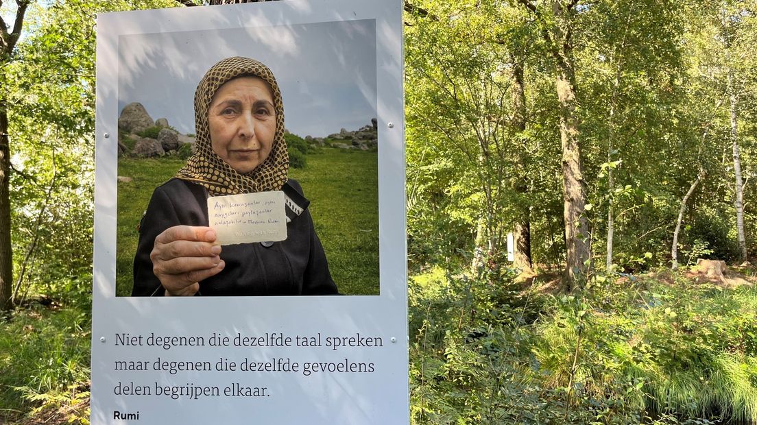 Een van de foto's van Roelant Meijer met citaten