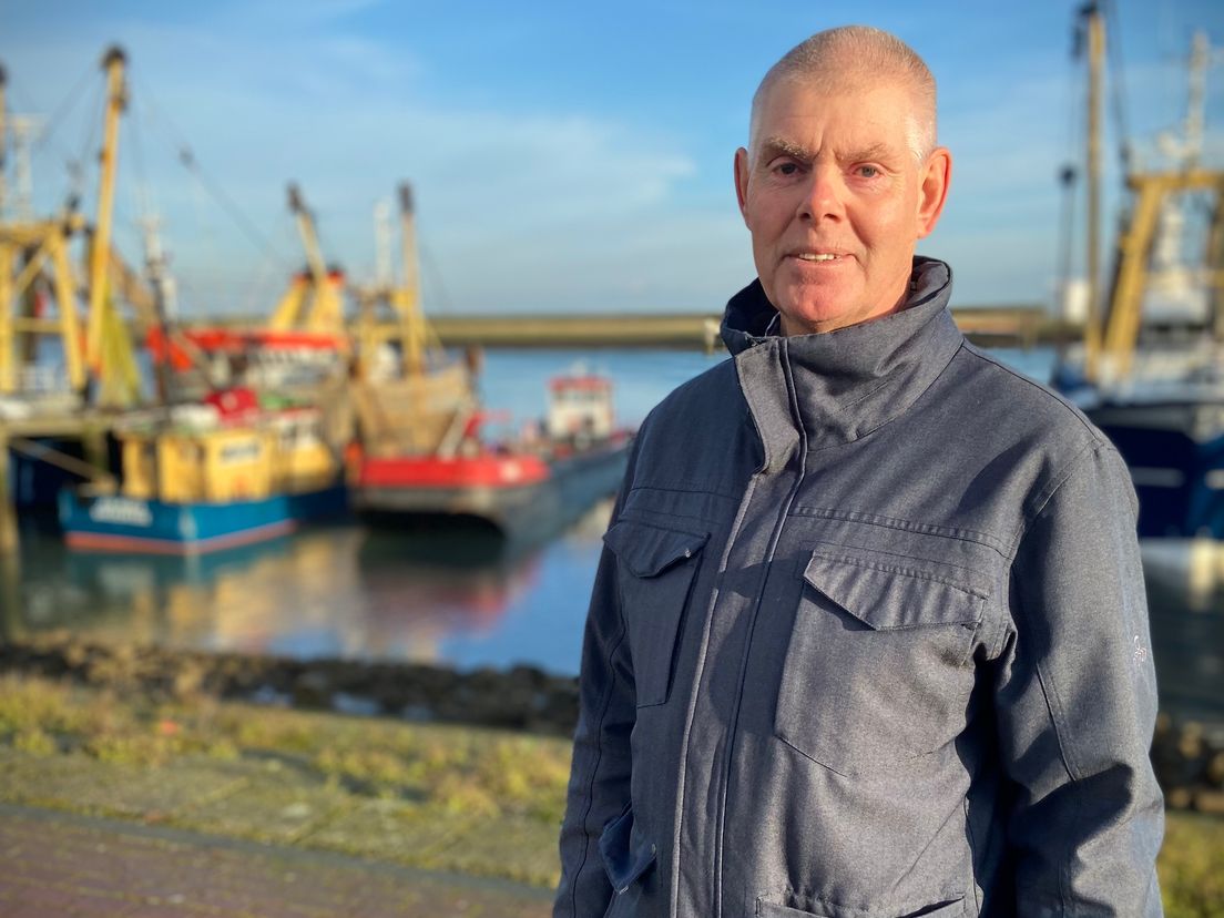 Sjoerd Groenendijk in de buitenhaven van Stellendam