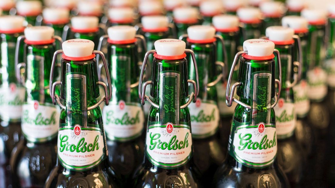 Beugelflessen van Grolsch