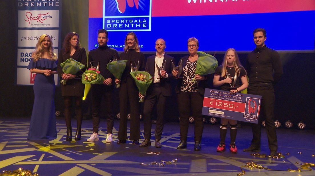 De winnaars van het Sportgala Drenthe 2019 (Rechten: RTV Drenthe)