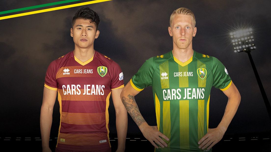 De nieuwe wedstrijdshirt van ADO Den Haag