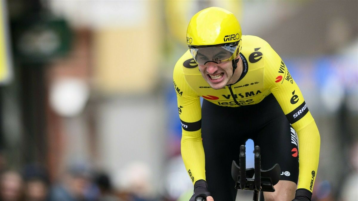 LEES TERUG Herregodts wint tijdrit, Van Dijke eindigt als tweede