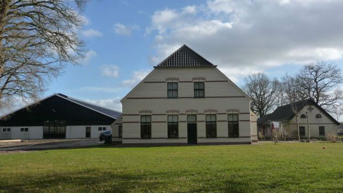 Ouderwetse boerderij in een nieuw jasje