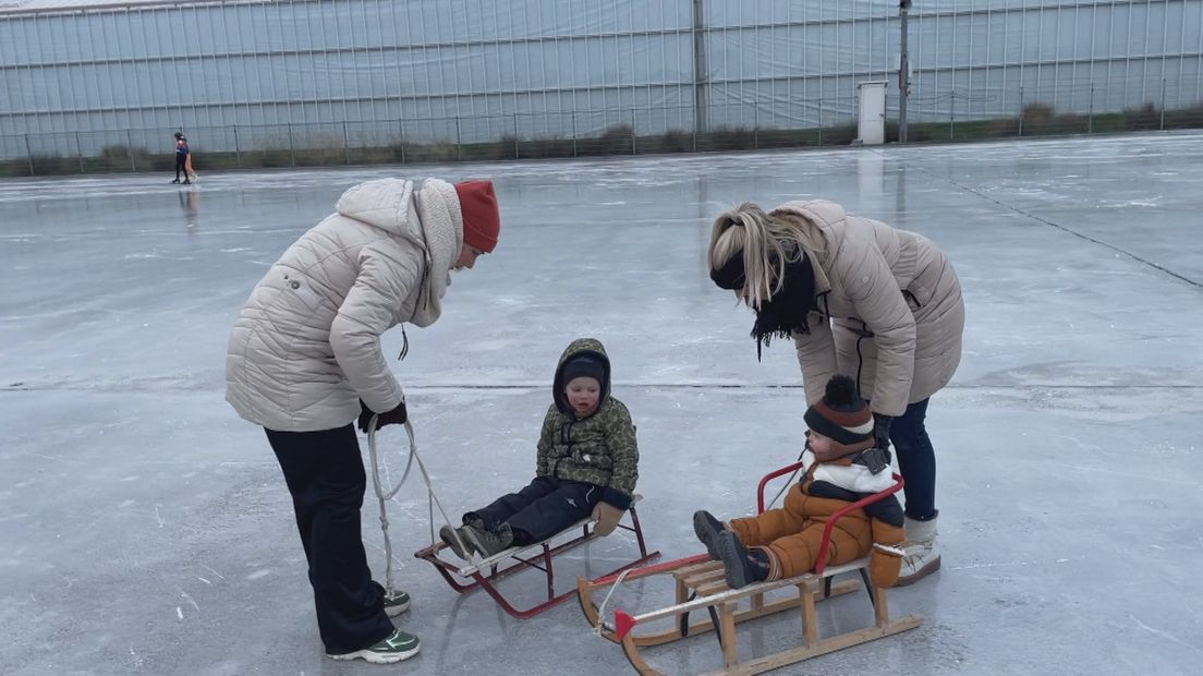 Schaatsen op natuurijs