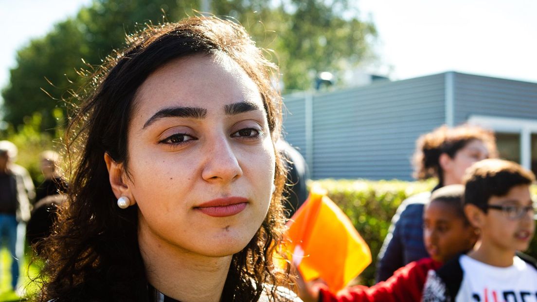 Hayarpi tijdens demonstratie tegen uitzetting I