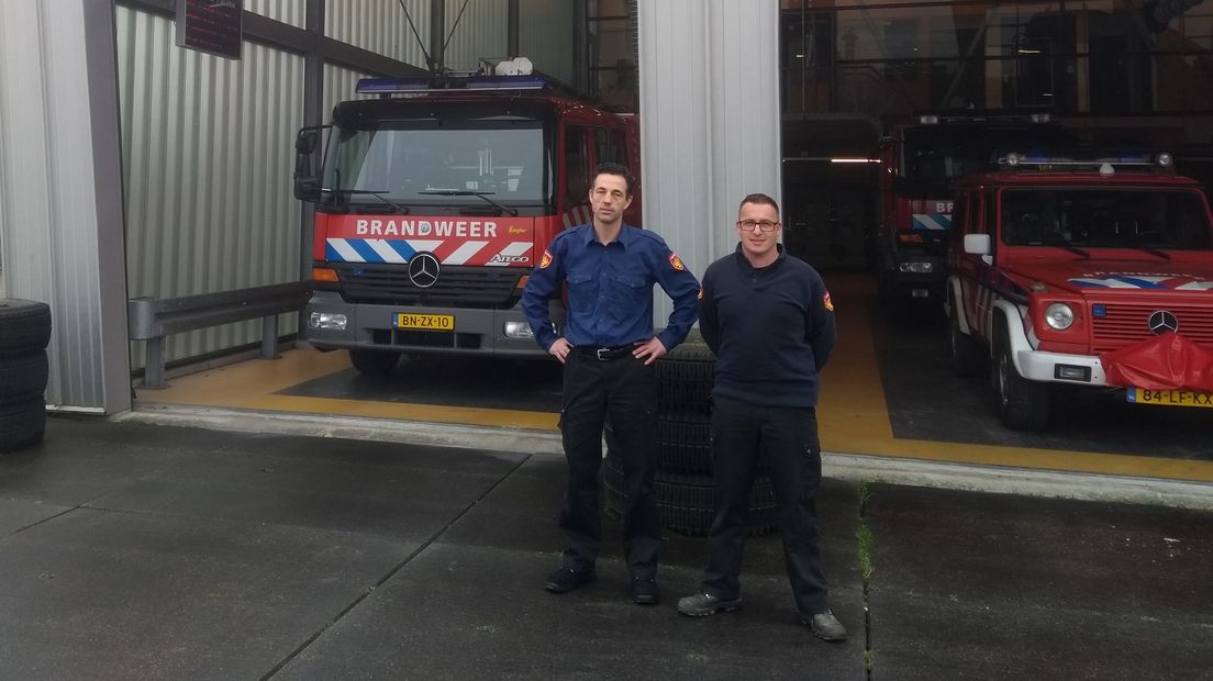 De brandweer kan niet uitrukken zonder het werk van Martin en Mark