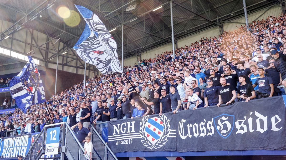 Staantribune sc Heerenveen wordt uitgebreid: 1.100 plekken erbij