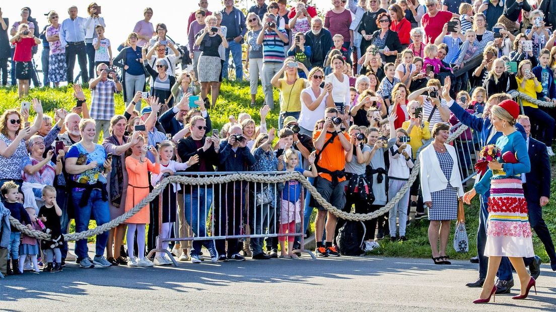 Volop belangstelling voor het bezoek van het koningspaar aan Zeeland