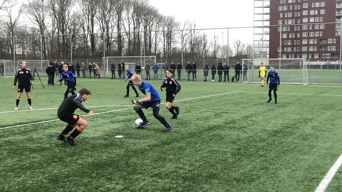 Het Regioteam in actie tijdens een toernooi in de aanloop naar Eurocup Delfzijl