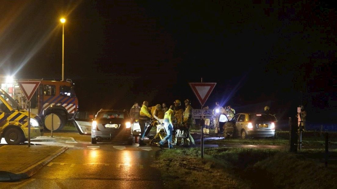 Gewonden bij ongeval op de Hexelseweg in Wierden