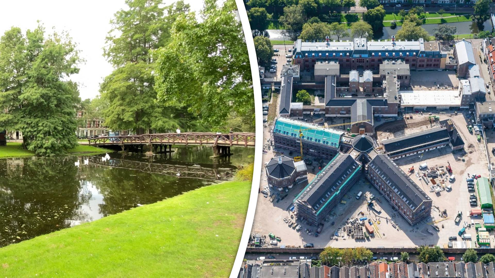 De Noordsingel is een plek van rust, maar ook waar een heel beroemd gevangenisgebouw staat