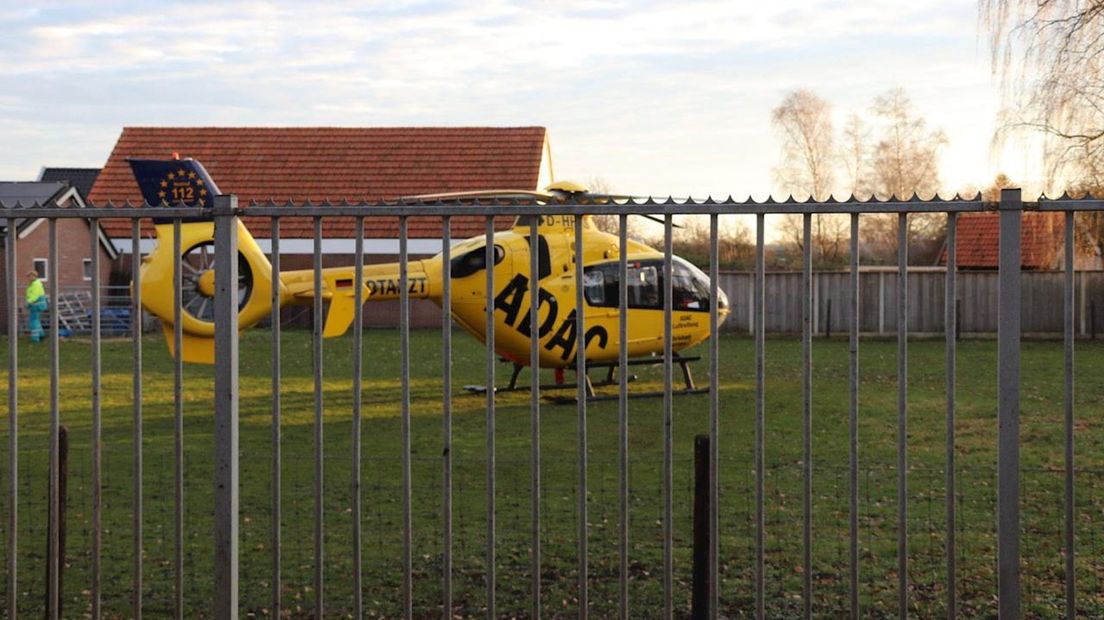 Traumahelikopter ingezet bij hulpverlening in Ootmarsum