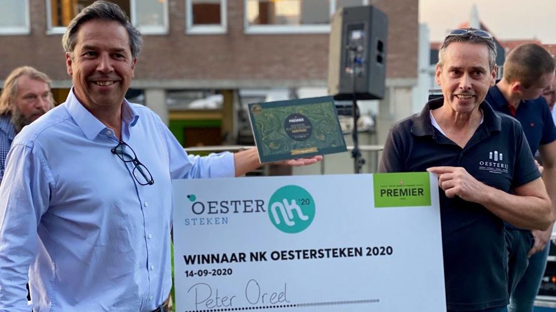 Peter Oreel is beste oestersteker van Nederland