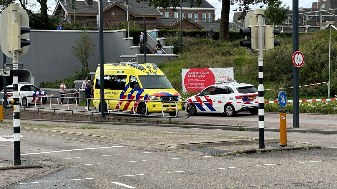 Een ambulance was vlakbij: het incident gebeurde op een steenworp afstand van het ziekenhuis