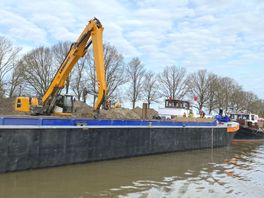 Verruiming Twentekanaal in volle gang: "Scheelt straks 900 vrachtwagens per dag"