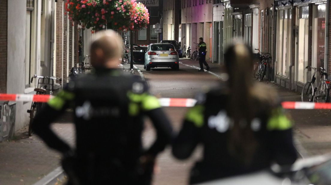 Politie heeft Breestraat Delft afgezet