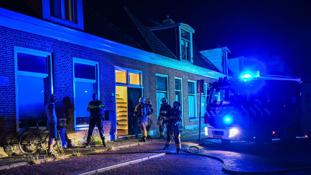 Kookplaat in brand in woning aan het Noorderbolwerk in Franeker